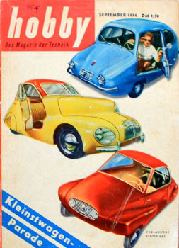 "Hobby - Das Magazin der Technik" 1954 Kleinstwagen Technik-Magazin (11563)