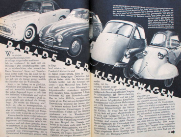 Preview: "Hobby - Das Magazin der Technik" 1954 Kleinstwagen Technik-Magazin (11563)