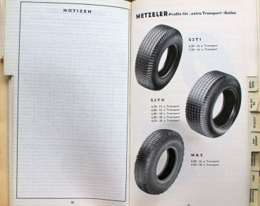 Preview: Metzeler Reifen "Technischer Ratgeber" Reifen-Handbuch 1959 (11561)