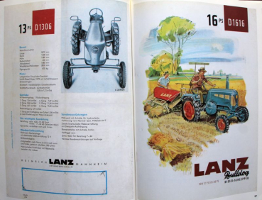 Preview: Häfner "Lanz Bulldog Prospekte" Lanz Bulldog Historie 1995 (11554)