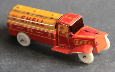 GF Georg Fischer Shell Tanklastwagen 1948 Blechmodell (11589)
