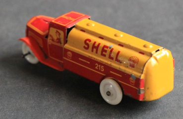 Preview: GF Georg Fischer Shell Tanklastwagen 1948 Blechmodell (11589)