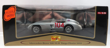 Maisto Mercedes-Benz 300 SLR Mille Miglia 1955 Metallmodell in Originalkarton (11552)