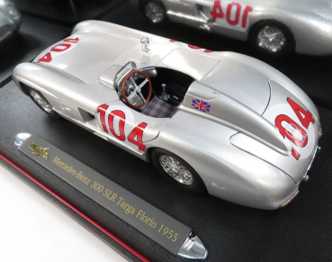 Preview: Maisto Mercedes-Benz 300 SLR Mille Miglia 1955 Metallmodell in Originalkarton (11552)