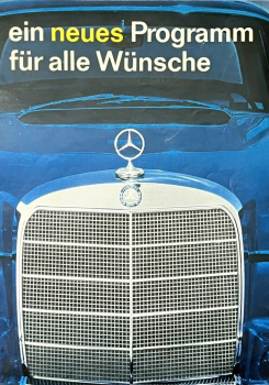 Mercedes-Benz Modellprogramm 1959 "Ein neues Programm für alle Wünsche" Automobilprospekt (0513)