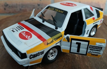 Preview: Polistil Audi Quattro Sport Rallye S 1 1984 Metallmodell (11579)