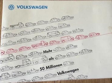 Preview: Wiking Volkswagen "Mehr als 50 Millionen" Modellsatz mit 17 Fahrzeugen in Originalbox (11262)