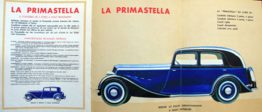 Preview: Renault Vivasport Primastella 6 Zylinder Modellprogramm 1934 Automobilprospekt (11602)