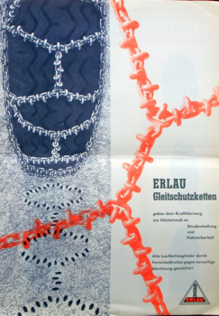Erlau Gleitschutzketten 1956 Zubehörprospekt (11639)