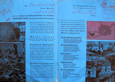 Preview: Wanderer Modellprogramm 1936 "Was ist Wanderer Kundendienst?" Automobilprospekt (11629)