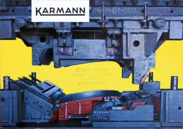 Karmann Karosserie Volkswagen Karmann-Ghia Modellprogramm 1958 Automobilprospekt (11627)