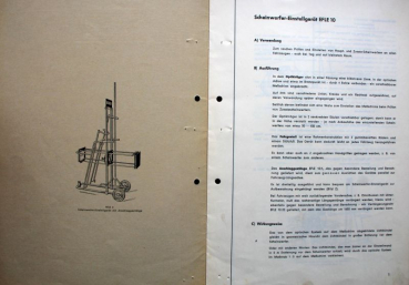Preview: Bosch Scheinwerfer-Einstellgerät Efle 10 Betriebsanleitung 1956 (11645)