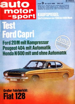 "Auto, Motor & Sport" Auto-Magazin 1969 (11666)