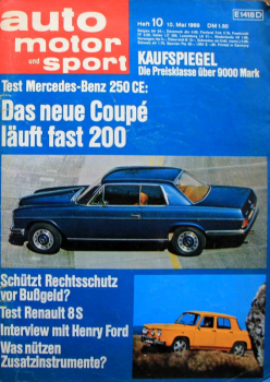 "Auto, Motor & Sport" Auto-Magazin 1969 (11667)