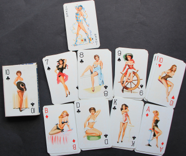 Darling "Pin-up Playing cards" 1956 Skatspiel (3274)