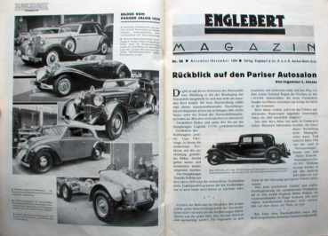 Preview: "Englebert Magazin" Reifen-Magazin 1934 (11663)