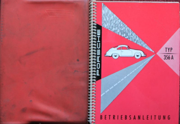 Porsche 356 A Betriebsanleitung 1957 mit Mappe (11674)