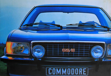 Opel Commodore GS/E Modellprogramm 1976 Automobilprospekt (11670)