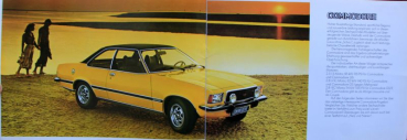 Preview: Opel Commodore GS/E Modellprogramm 1976 Automobilprospekt (11670)