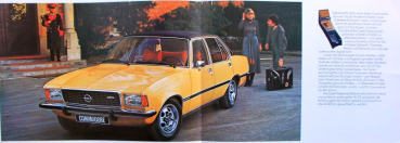 Preview: Opel Commodore GS/E Modellprogramm 1976 Automobilprospekt (11670)