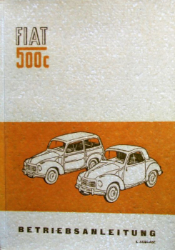 Fiat 500 C 1958 Betriebsanleitung (11703)