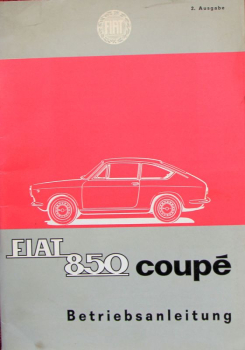 Fiat 850 Coupe 1965 Betriebsanleitung (11707)