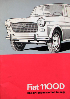 Fiat 1100 D 1962 Betriebsanleitung (11708)