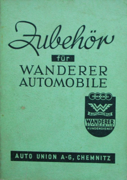 Wanderer Automobil-Zubehör 1939 Automobilkatalog (9834)