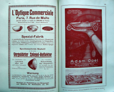 Braunbeck "Sport-Lexikon" Automobil-Motorboot-Luftfahrt-Jahrbuch 1912 Lederausgabe (11714)