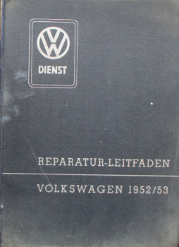 Volkswagen Käfer Reparatur-Leitfaden 1952 Originalordner (11754)