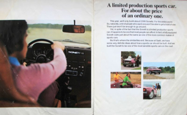 Preview: Saab Sonett III Modellprogramm 1973 Automobilprospekt (11800)