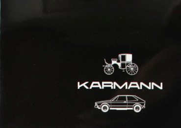 Karmann Karosserie Modellprogramm 1979 Automobilprospekt (11772)