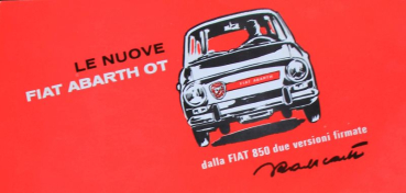 Abarth Fiat 1000 OT Berlina Modelprogram 1965 Carbrochure (11819)