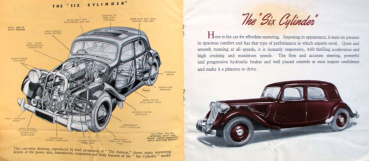 Preview: Citroen 15 CV Six-Cylindre 1947 "Light Fifteen" Automobilprospekt (11749)