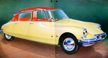 Preview: Citroen DS 19 Modellprogramm 1957 Automobilprospekt (11750)