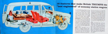 Preview: Triumph Estate Wagon Modellprogramm 1959 Automobilprospekt (11736)