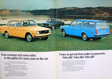 Preview: Volvo 140 Modellprogramm 1971 Automobilprospekt (11769)