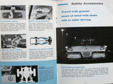 Preview: Ford Mercury Modellprogramm Accessories 1958 Automobilprospekt (11792)