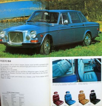 Preview: Volvo Modellprogramm 1972 Automobilprospekt (11770)