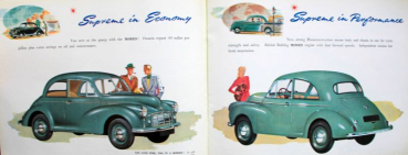 Preview: Morris Modellprogramm 1950 Automobilprospekt (11789)