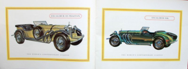 Preview: Excalibur SS Modellprogramm 1971 Automobilprospekt (11788)