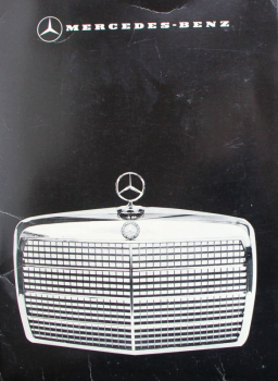 Mercedes-Benz Modellprogramm 1970 Automobil-Pressemappe (11778)