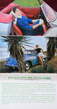 Preview: Porsche 356 B Modellprogramm 1961 Leporello Automobilprospekt (11730)