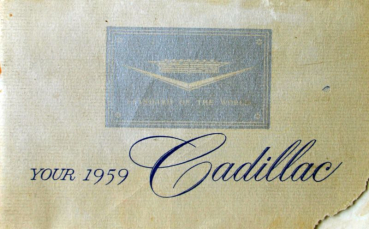 Cadillac Modellprogramm 1959 Betriebsanleitung (11726)