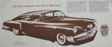 Preview: Tucker Torpedo Modellprogramm 1947 Automobilprospekt (7338)
