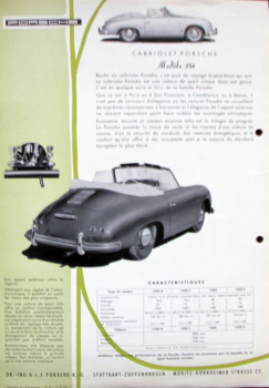 Preview: Porsche 356 Modellprogramm 1955 Automobilprospekt (11729)