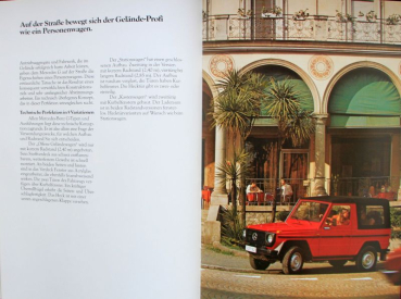 Preview: Mercedes-Benz 240 GD - 280 GE Geländewagen Modellprogramm 1984 Automobilprospekt (11782)