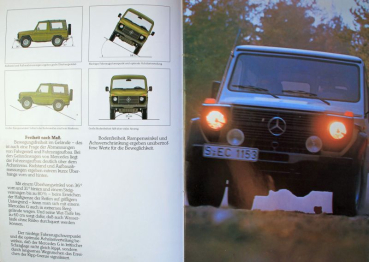 Preview: Mercedes-Benz 240 GD - 280 GE Geländewagen Modellprogramm 1984 Automobilprospekt (11781)