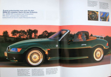 Preview: BMW Z 3 Roadster Modellprogramm 1997 Automobilprospekt (11797)
