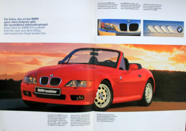 Preview: BMW Z 3 Roadster Modellprogramm 1997 Automobilprospekt (11797)